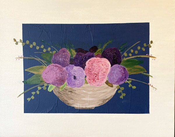 Framed Florals 01 by Jennifer Crouch