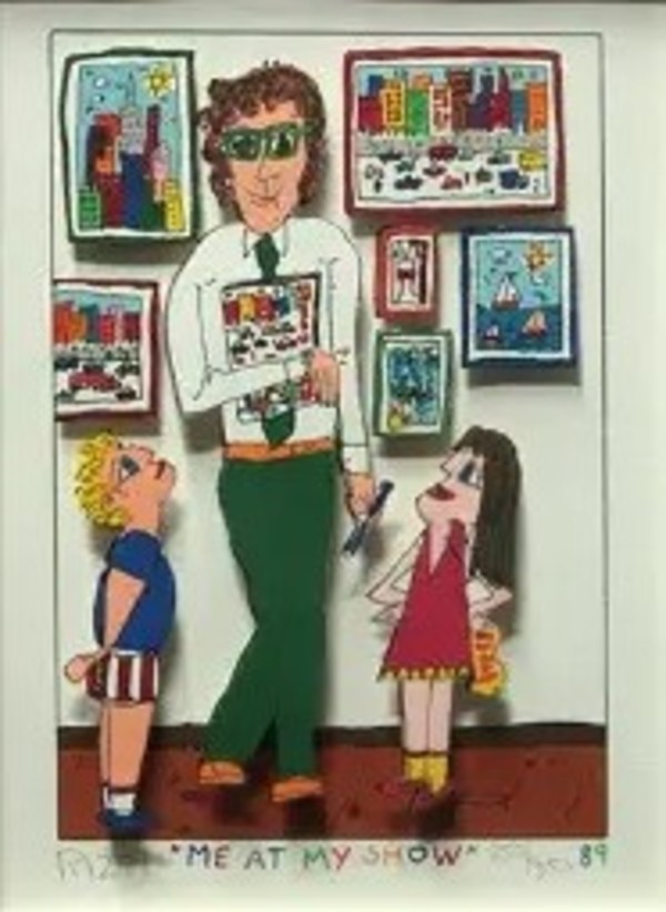 “Me At My Show” by James Rizzi
