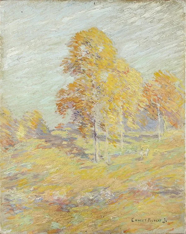 Autumn Landscape by Ernest Albert Jr.