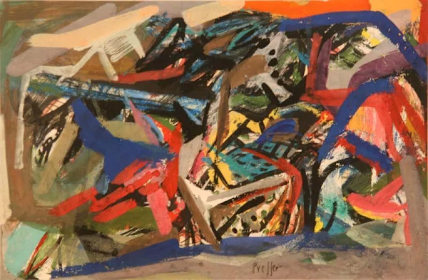 Untitled Abstract by Josef Presser