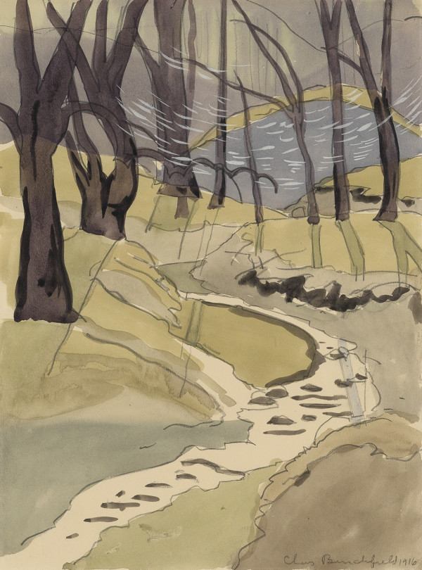 “Brook” by Charles Ephraim Burchfield
