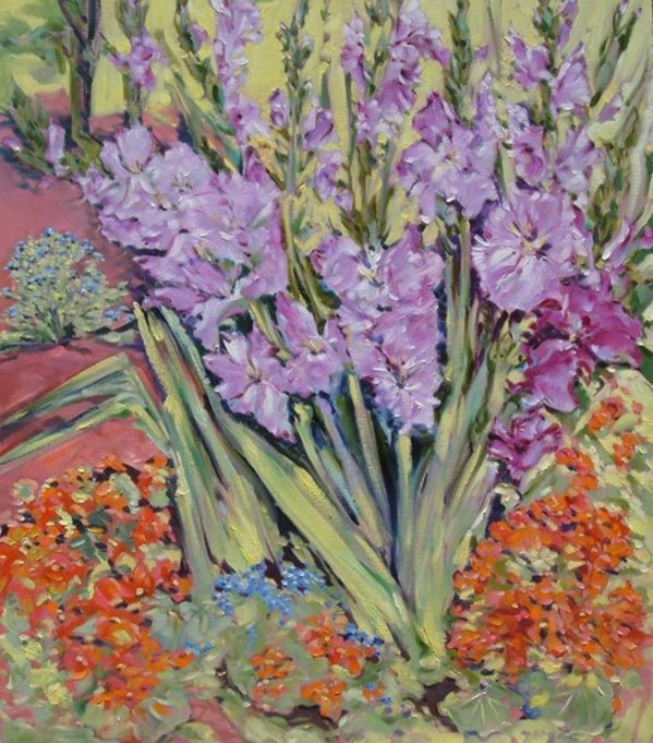 Gladiolas by Eugene Gregan