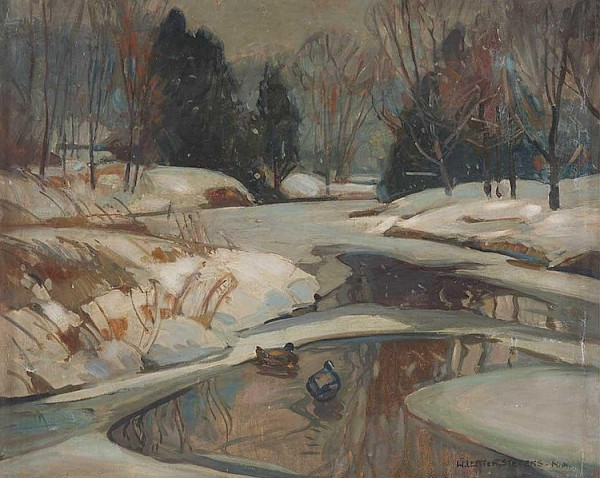 Winter Landscape by William Lester Stevens