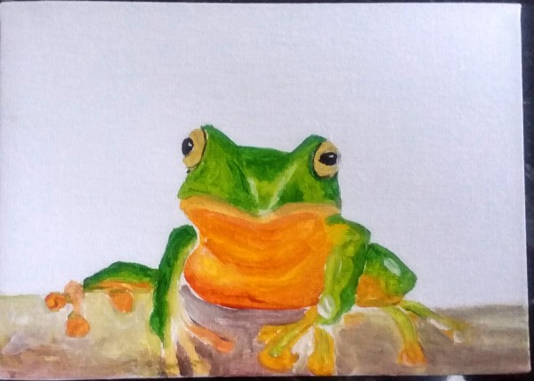 Coleshill Frog by Maria Kelebeev