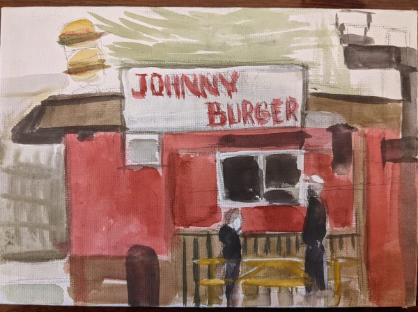 Johnny Burger by Maria Kelebeev