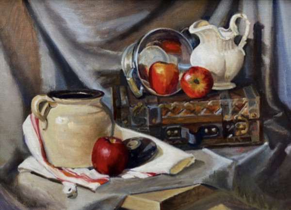 Still Life With Apples by Joan Brady
