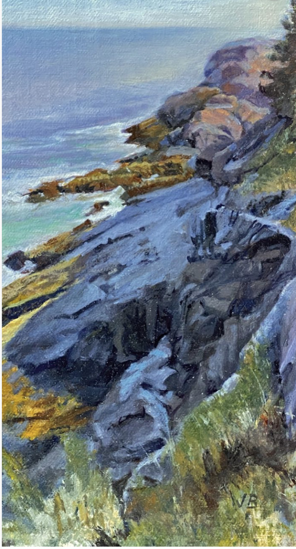 Nearing gull Rock by Joan Brady