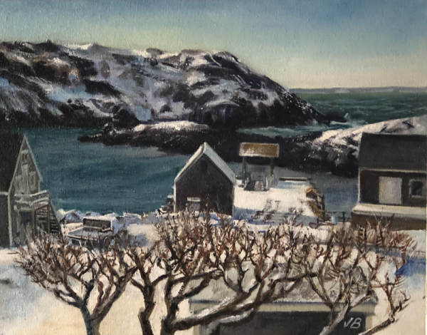 Wharf in Winter by Joan Brady