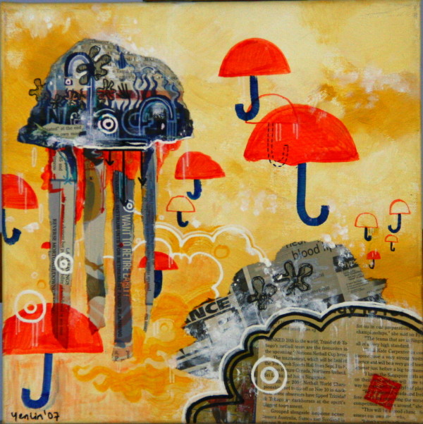 Umbrella Skies by Isabella Teng