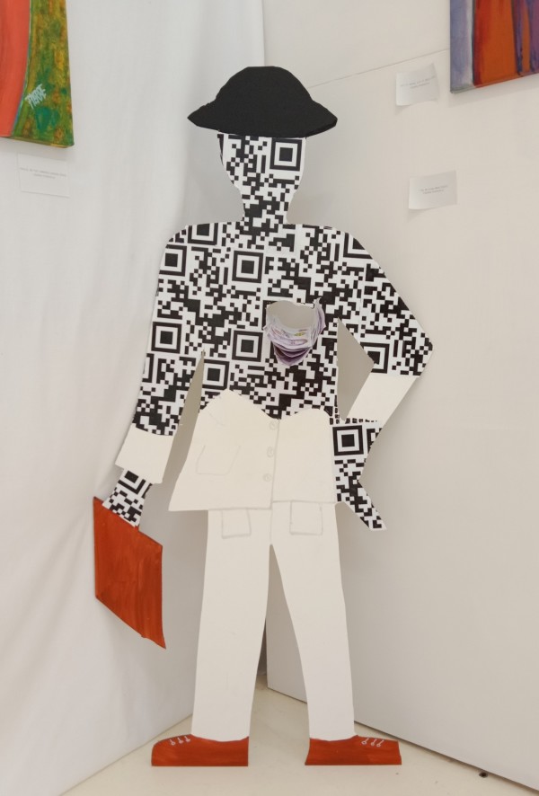 The QR Code Man by MIRROR Art Duo