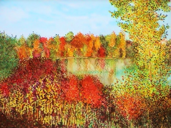 Autumn Leaves II by Nilou Farzam