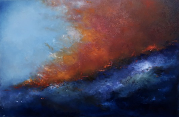Saffron Skies by Nilou Farzam