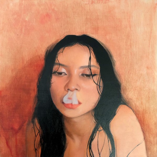 holding smoke by SHI