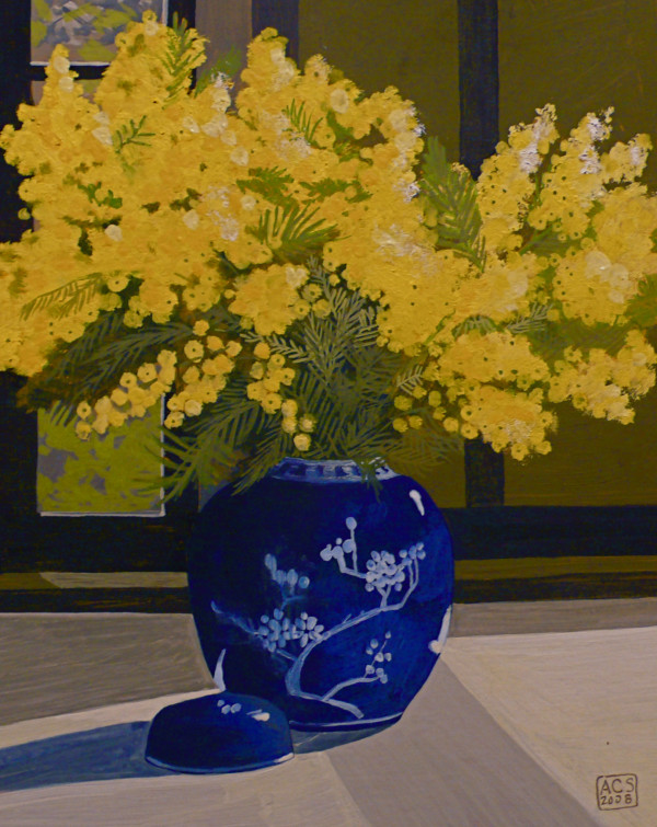 Acacia in Grandpa's Ginger Jar