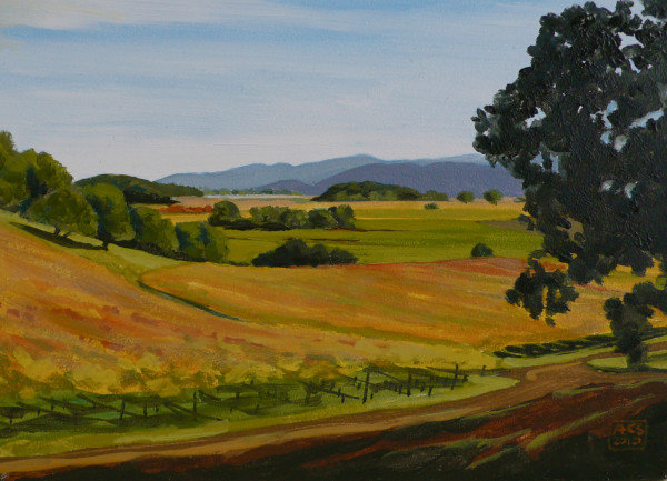 Looking Down Valley from the Trail