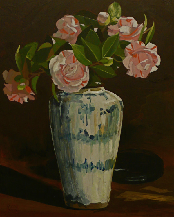 Patty's Camellias in Patty's Vase