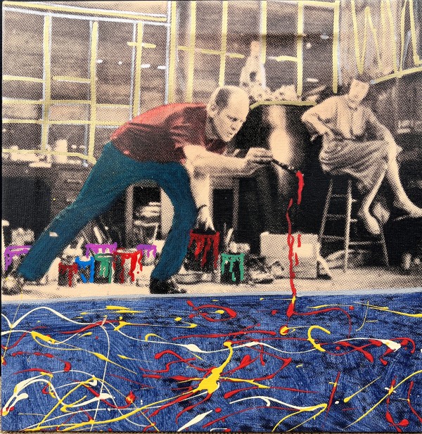Giving You My Heart "Pollock Style" by Steve Kaufman