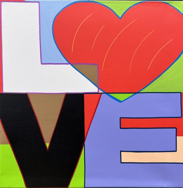 LOVE by Steve Kaufman