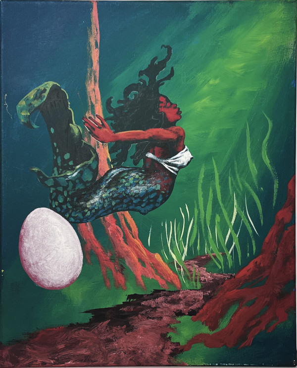 Verdant Mermaid by Walt Wali Neil