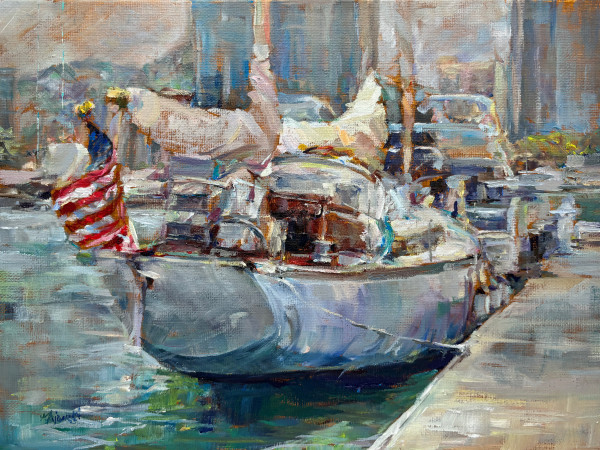 Aloha Dock by Carolyn Majewski