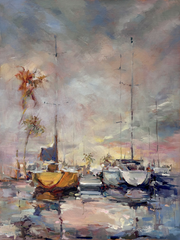 Evening in the Harbor by Carolyn Majewski