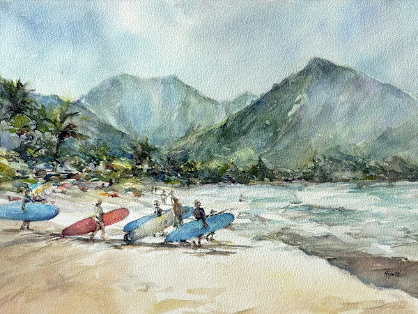 Hanelei Bay by Carolyn Majewski