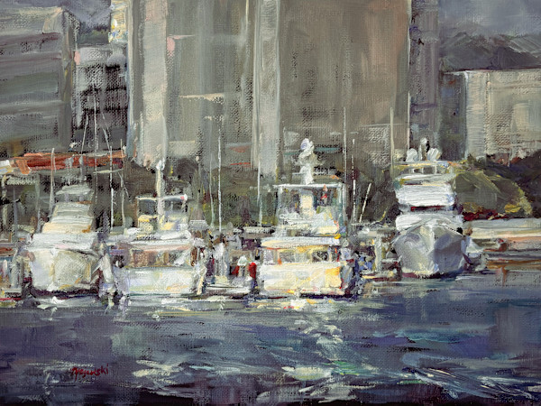 Harbor Afternoon by Carolyn Majewski