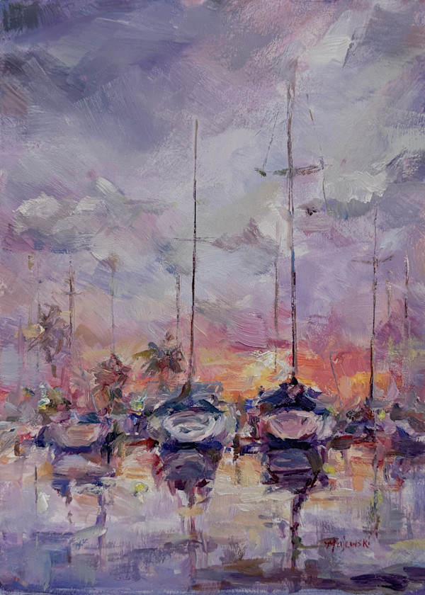 Pink Sky at Night by Carolyn Majewski