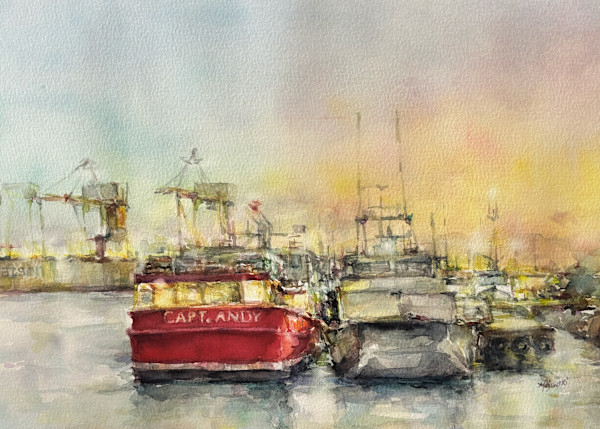 Harbor Nocturne by Carolyn Majewski