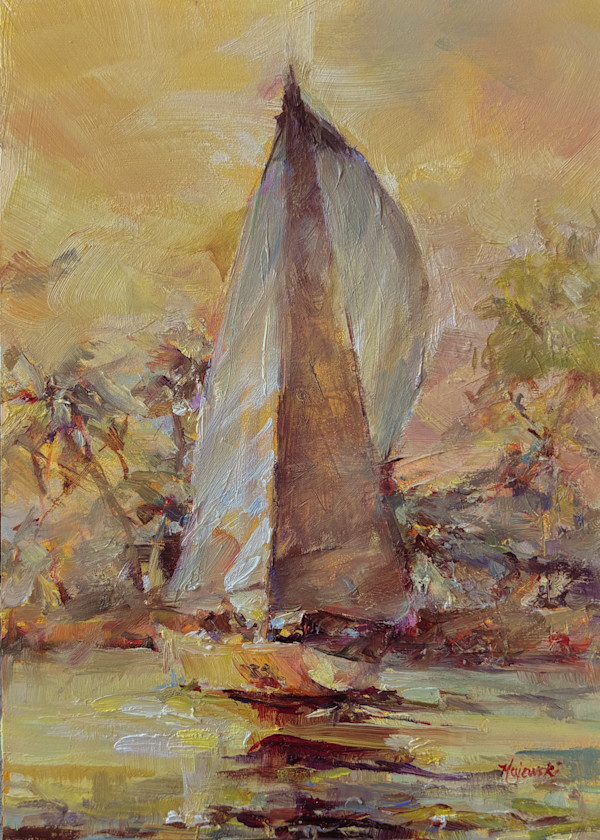 Spinnaker Glow by Carolyn Majewski