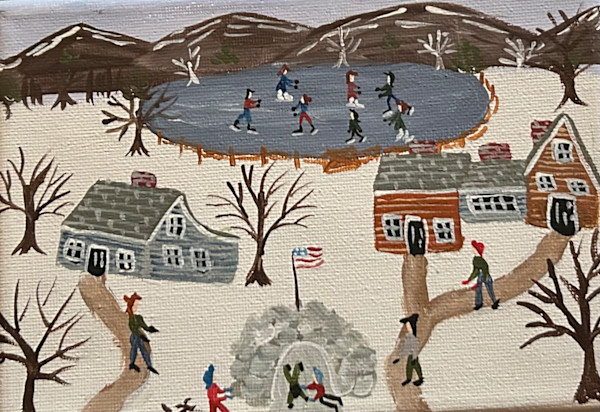 Skating Behind The House by Lee Gray