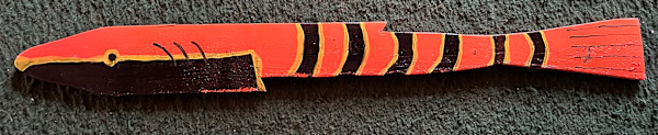 Orange,Black and Yellow Fish - 1 by Lee Gray