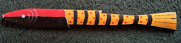 Orange,Black,Yellow - Fish 4 by Lee Gray