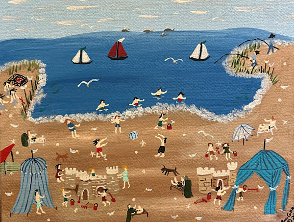 The Whales Are On A Journey by Lee Gray