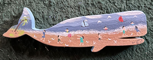 The Seagulls Are Flying - Whale - S by Lee Gray