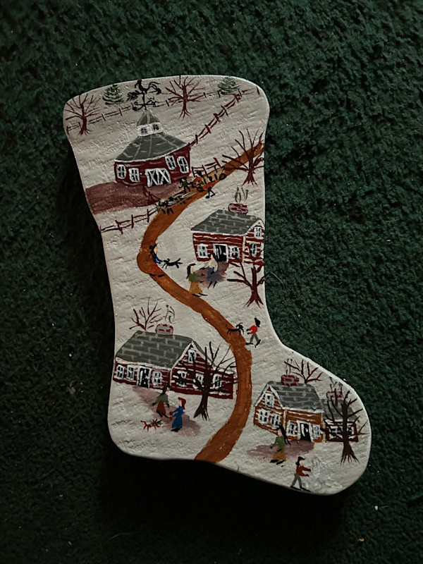 Gathering At The Barn by Lee Gray