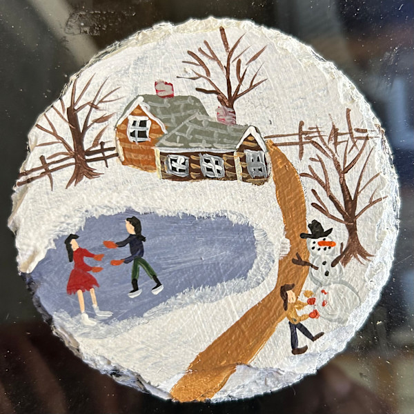 What A Great Day To Be Outside - Slate Coaster by Lee Gray