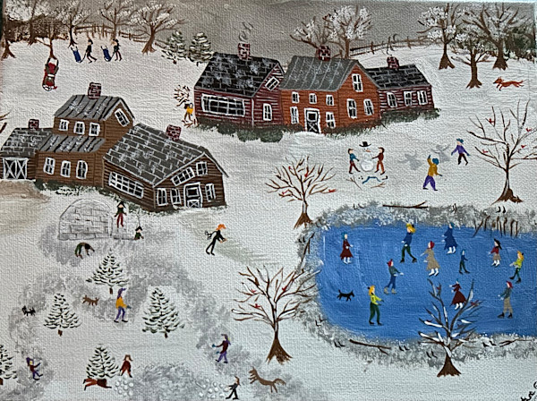 Making Snow Angels by Lee Gray