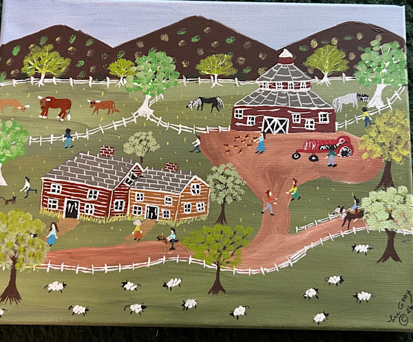 The Sheep Are Grazing by Lee Gray, Image 1.