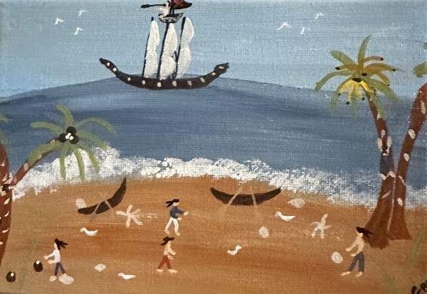 Collecting Coconuts by Lee Gray