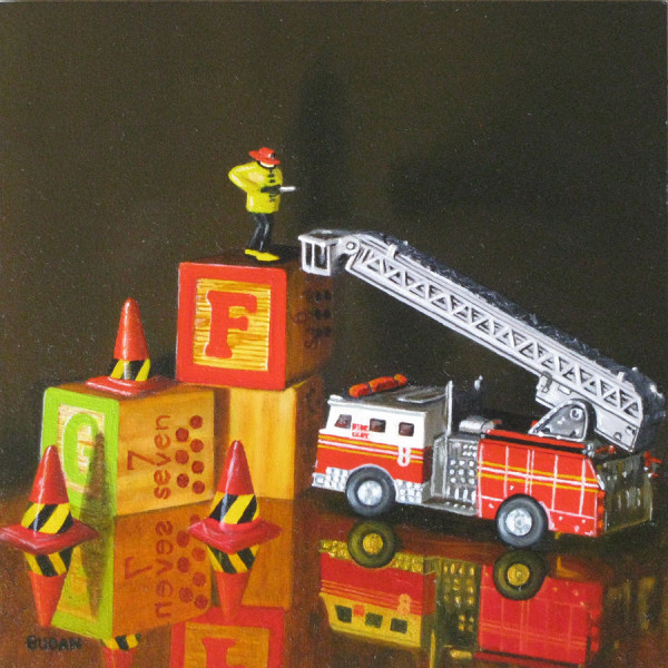 F is for Fire Engine by karen@karenbudan.com