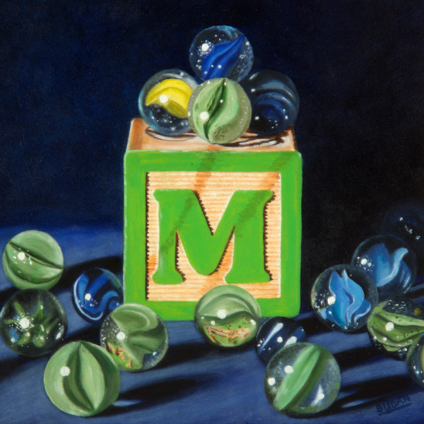 M is for Marbles by karen@karenbudan.com