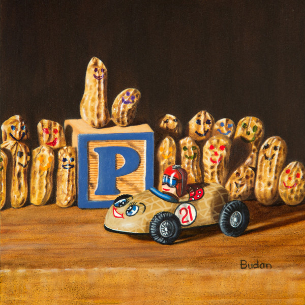 P is for Peanut Racer by karen@karenbudan.com