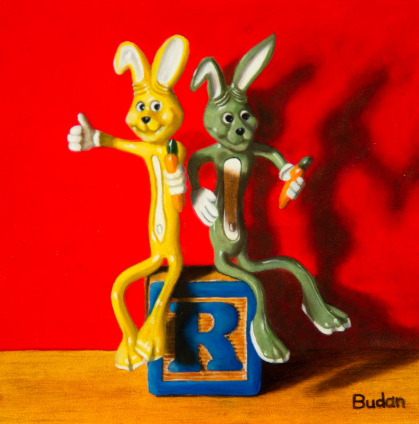 R is for Rabbit by karen@karenbudan.com