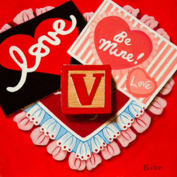 V is for Valentine by karen@karenbudan.com