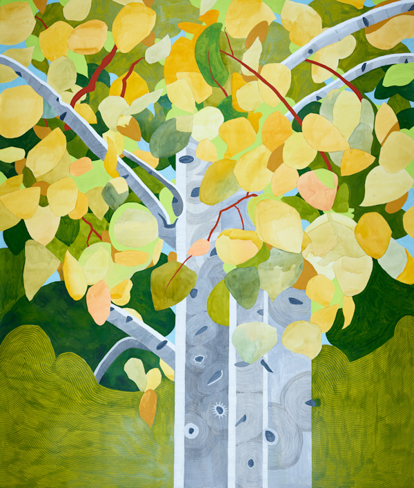 Aspens in Autumn