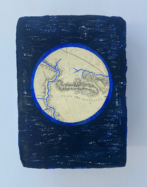 River/Moon - Bear Paw's Mountains by Meredith Nemirov