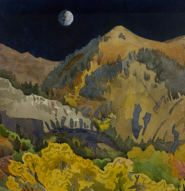 First Quarter Moon by Meredith Nemirov