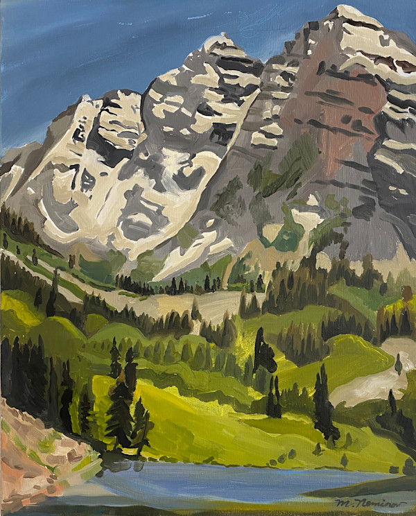 Maroon Bells, Aspen, Colorado by Meredith Nemirov