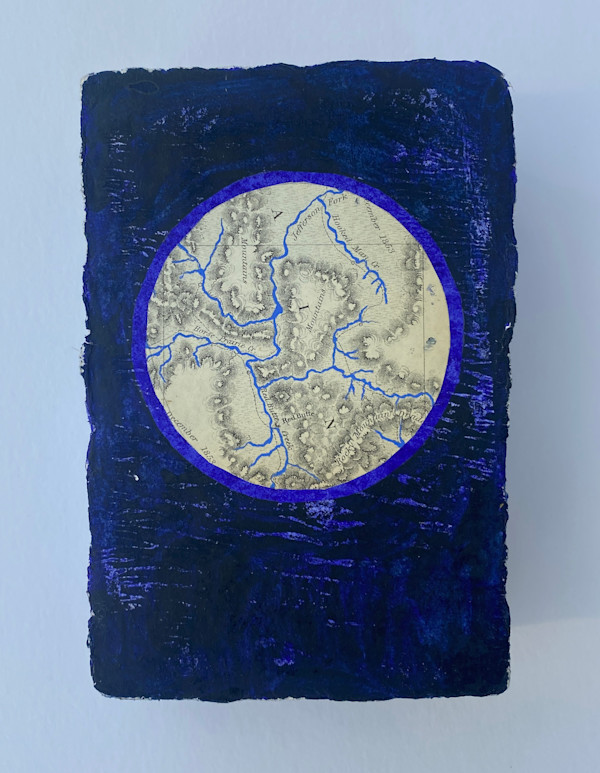 River/Moon - Rocky Mountains by Meredith Nemirov